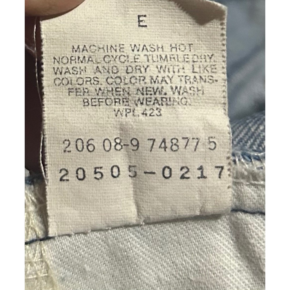 Vintage Levis 505 80s Orange Tab Jeans Mens 32x33 (fits 31x32) Made in USA - Picture 16 of 16